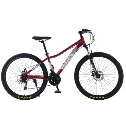 Trink B062-red 26" Mtb Kolo S Kotoučovou Brzdou Teleskopická červený