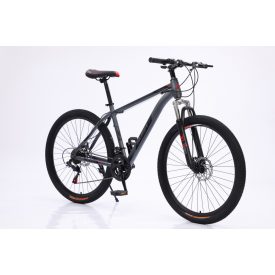   Rush B127-GB 27,5" MTB bicykel s kotúčovou brzdou, šedočierny 