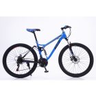 Rush B159-Blue MTB kolo s kotoučovou brzdou celoodpružené, modré
