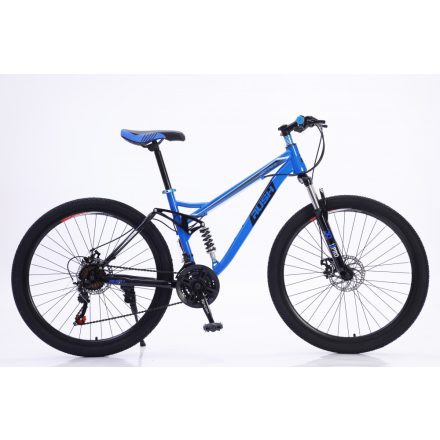 Rush B159-Blue MTB kolo s kotoučovou brzdou celoodpružené, modré