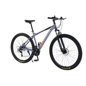   MTB horské kolo s teleskopickou vidlicí RUSH 27,5" se Shimano převodovkou oranžové B337-LO