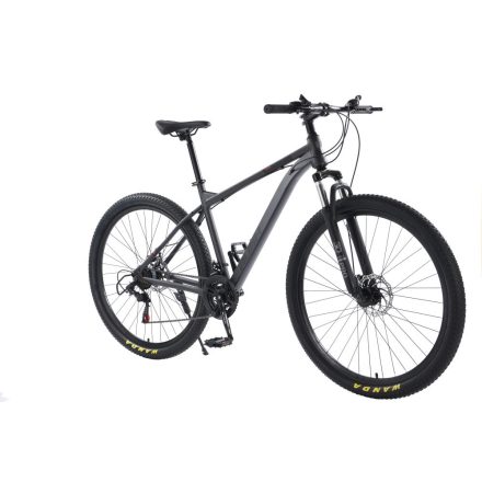MTB horské kolo s teleskopickou vidlicí RUSH 29" se Shimano převodovkou šedé B339-GB