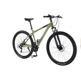   MTB horské kolo s teleskopickou vidlicí RUSH 29" se Shimano převodovkou zelené B339-MG
