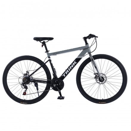 SILNIČNÍ HLINÍKOVÉ KOLO TRINK VELOCITY B700-Grey S KOTOUČOVÝMI BRZDAMI SHIMANO šedý