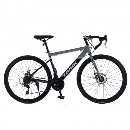 Silniční hliníkové kolo Trink Velocity B701-Grey s kotoučovou brzdou Shimano šedá