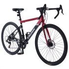 Trink F12 Velocity B702-Red hliníkový cestný bicykel s kotúčovými brzdami L-TWOO R2 červená