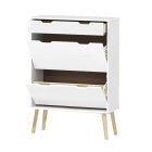 Botník 115x20x80 cm bílý BC-06