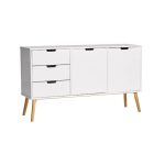 Komoda 75x35x100cm bílá BC-07