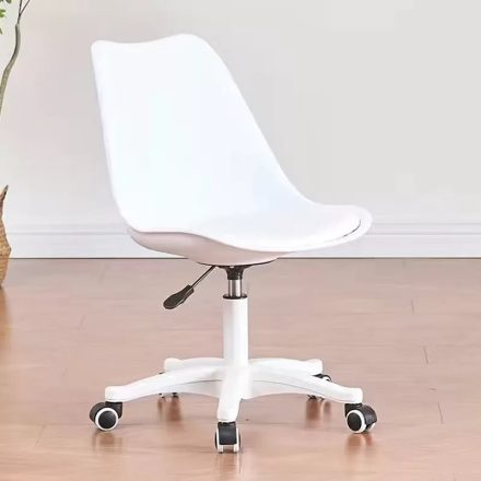 Kancelářská židle otočná židle s nastavitelnou výškou bílá CH-03