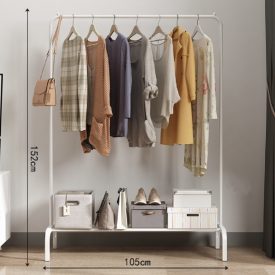   Věšák na oblečení s botníkem 154 x 43 x 105 cm CR006-105