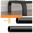 Věšák na oblečení s botníkem 154 x 43 x 125 cm CR006-125