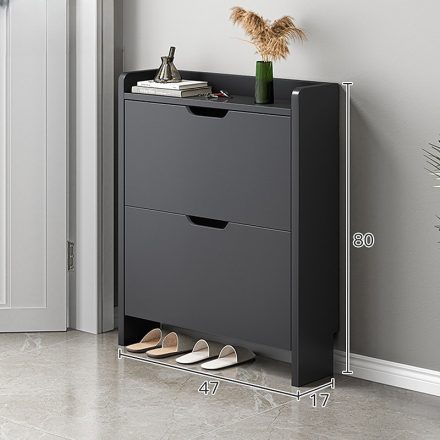 Botník BeComfort 47x17x80 cm šedý CS011-2