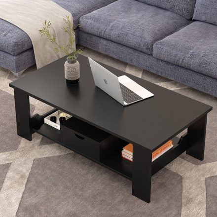 Konferenční stolek 100x40x42cm černý FUR-1312-BK