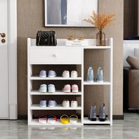 Botník 65 x 17 x 81 cm bílý BC FUR-1321-1