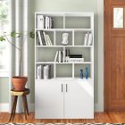 Regál na knihy 178x30x97cm bílá FUR1670-1