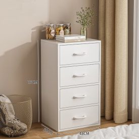   BeComfort zásuvková skříňka 48x30x75 cm bílá FUR1921-3