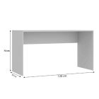 Psací stůl 120x50x73 cm dub FUR1927-1