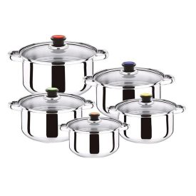 10-dílná sada nerezového nádobí G13