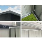 Kovový zahradní domek 195 x 125 x 186 cm, 2,5 m² GH406 