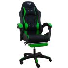 Guru Master Pohodlná hráčská židle, ergonomická otočná židle s podnožkou GM2-GN-L