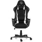 Guru Master Pohodlná hráčská židle, ergonomická otočná židle s podnožkou GM2-W-L