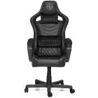 Guru Supreme Pohodlná hráčská židle, ergonomická otočná židle s podnožkou GS1-W-L