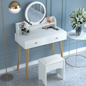   Toaletní stolek, kosmetický stolek, make-up stolek 73 x 40 x 80 cm BC HT-1501