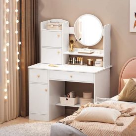 Toaletní stolek kosmetický stolek 120 x 40 x 80 cm HT01-1