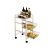 BeComfort KT002-W  úložný vozík s koly 64 x 37 x 29 cm bílý