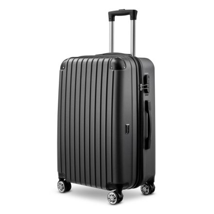 BeComfort L01-G-75, ABS cestovní kufr na kolečkách, šedý 75CM-115L