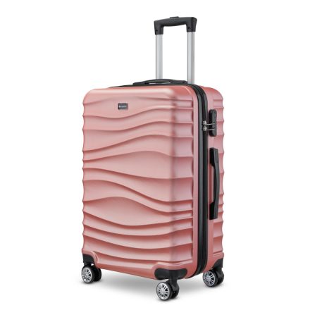 BeComfort L02-R-65, ABS cestovní kufr na kolečkách, rosegold 65CM-79L