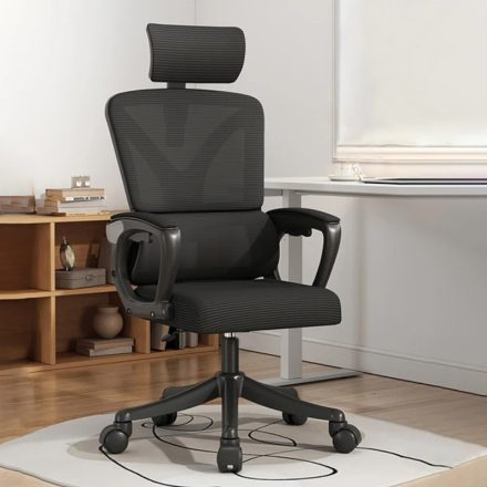 Kancelářská otočná židle černá BeComfort OC11