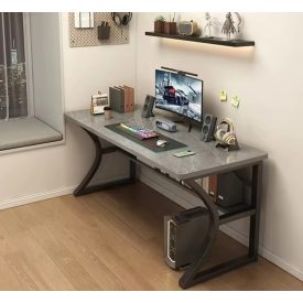  Herní stůl kvalitní psací stůl šedý 120x60x75 cm OTC-G1