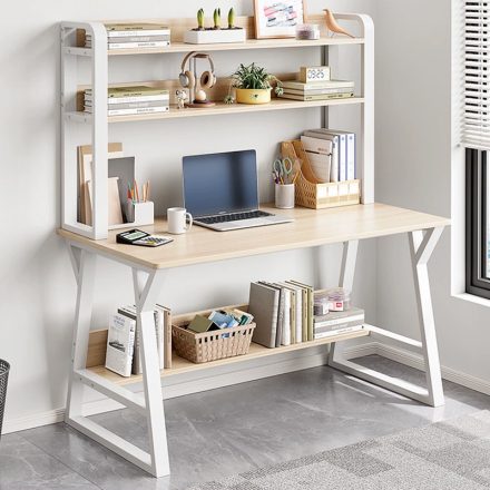 Psací stůl s policemi dub 100x48x145 OTV-T1