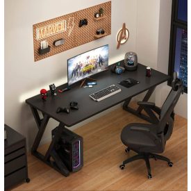   Herní stůl kvalitní psací stůl černý 140x60x75 cm OTX-B2