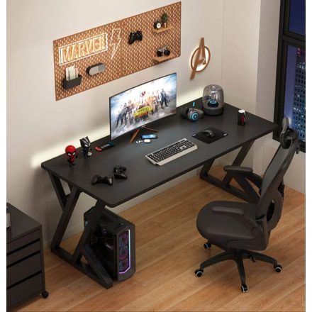 Herní stůl kvalitní psací stůl černý 140x60x75 cm OTX-B2