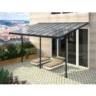 ForGarden P-550-1 plochá střecha pergola antracit s transparentní střechou 303 cm x 558 cm