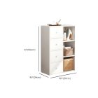 Komoda skříň 50x24x106 cm bílá PN02
