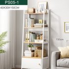 Knihovna 40x30x150cm bílá PS05-01