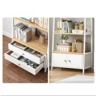 Knihovna 40x30x150cm bílá PS05-01