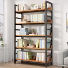 Knihovna s 5 policemi 80x30x143cm hnědá PS07-1